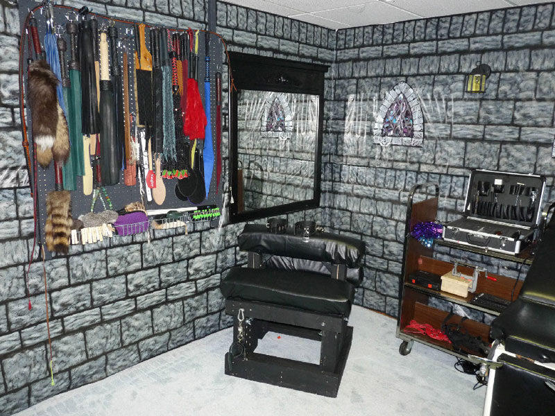 Our Spanking Bench and many toys